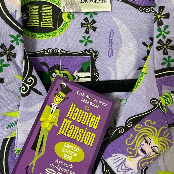 Disney Haunted Mansion Anniversary Men's Shirt - Picture 2 of 4